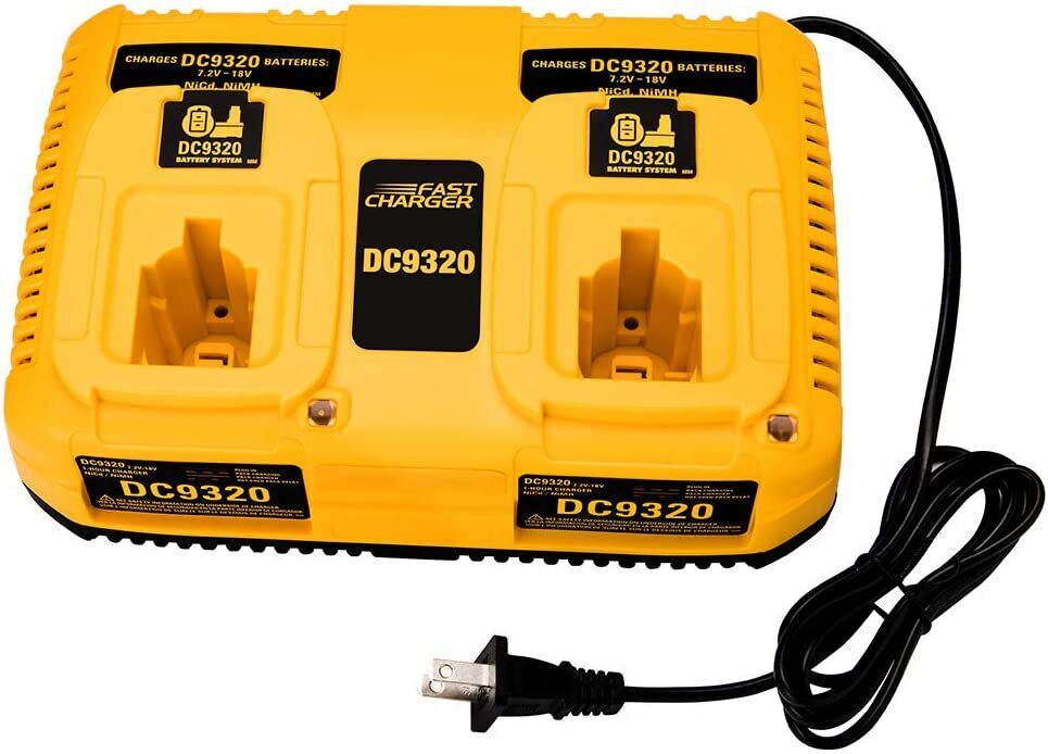 DC9320 Dual Charger for Dewalt 18V 12V 14.4V 9.6V battery DC9320 Dual Charger for Dewalt 18V 12V 14.4V 9.6V battery